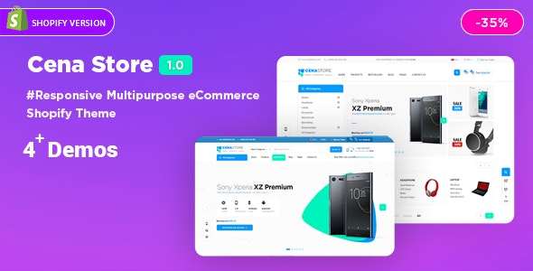 Cena | Multi - Purpose Sectioned Shopify Theme