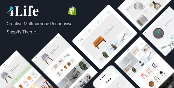 JMS 4Life - Tema creativo y multipropósito para Shopify