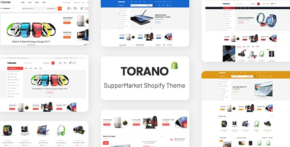 Torano - Supermarket Marketplace Ultimate Shopify Theme Section Ready