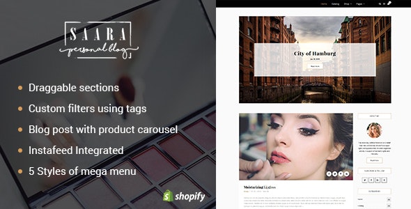 Saara - Shopify Blog Theme