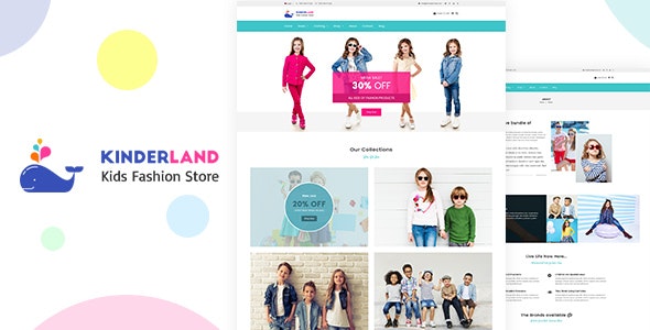 Kinderland - Tema de Shopify para tienda infantil