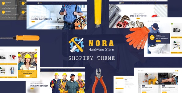 Nora - Tema de Shopify para ferretería y servicios de plomería