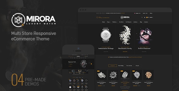 Mirora - Tema de Shopify para tienda de relojes y joyas