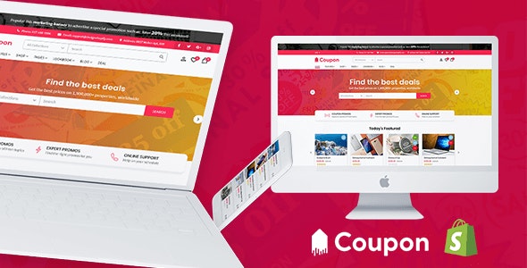 Hotdeal - Coupon &amp; Deals Store Shopify Theme