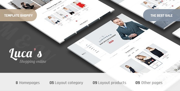 Fastest Luca&#39;s - Minimal Responsive Shopify Theme