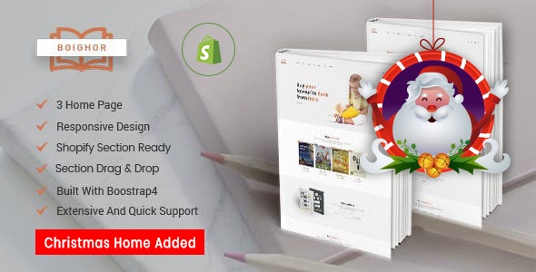 Books Store Library Shopify Theme - Boighor