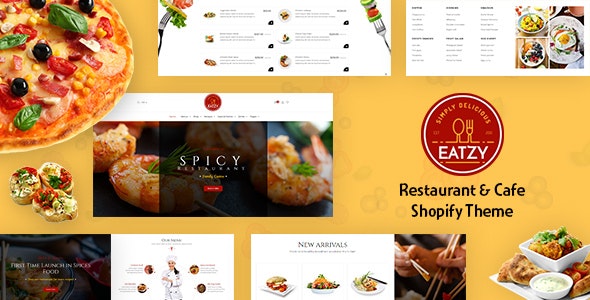 Eatzy | Cafe Shopify Theme