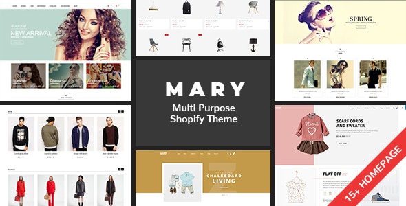 Shopify - Mary Clean, Minimalista, Arrastrar y soltar