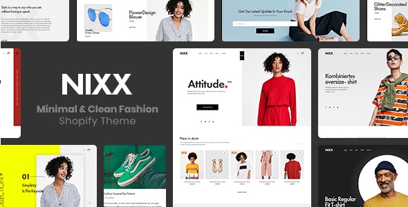 NIXX – Tema de Shopify para moda minimalista y limpia
