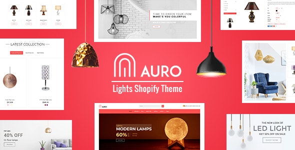 Auro | Lights Shopify Store Theme