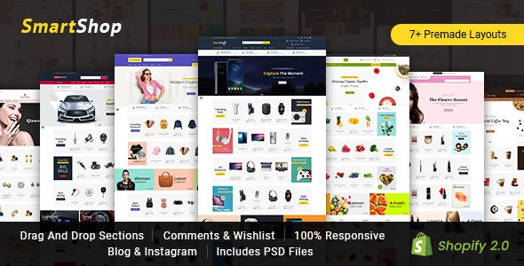 Smartshop Sectioned Multipurpose Shopify Theme