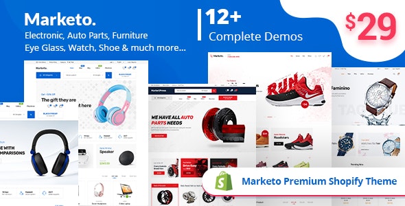 Marketo - Tema de comercio electrónico de Shopify