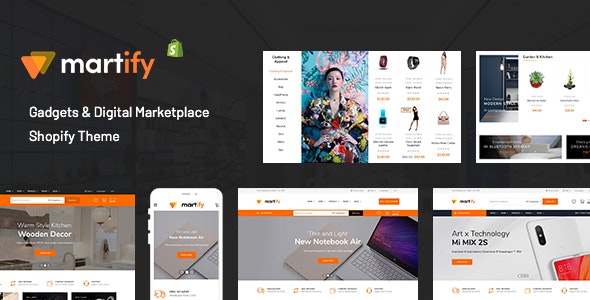 Martify - Gadgets &amp; Digital Marketplace Shopify Theme