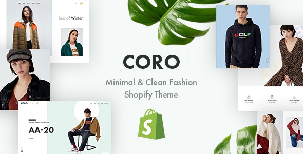 CORO – Minimal &amp; Clean Fashion Shopify Theme