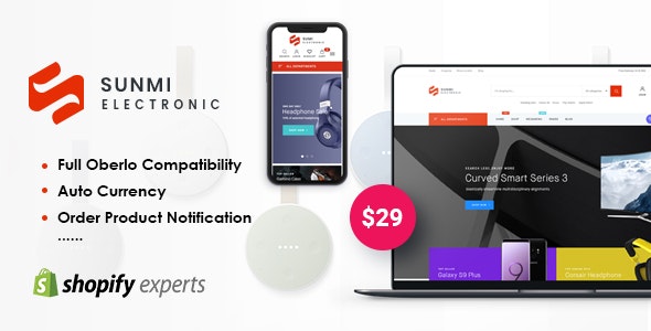 Sunmi - Electronics Responsive Shopify Theme