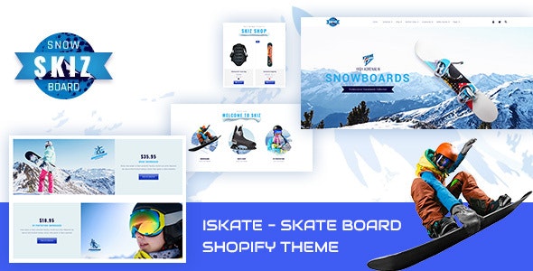 Skiz | Ski Boards, Skating &amp; Gaming Store Shopify Theme