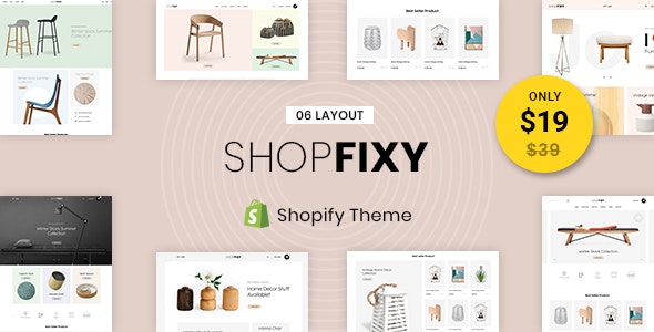 ShopFixy - Tema multipropósito seccionado para Shopify