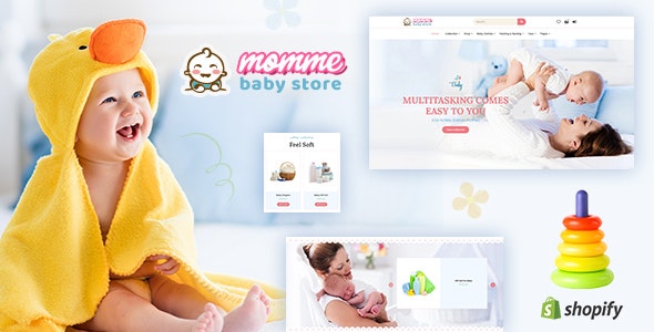 Momme - Shopify Kids, Baby Shop Theme