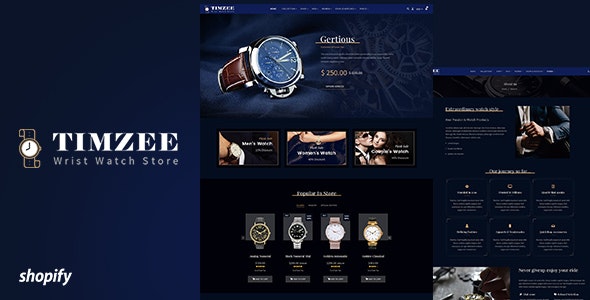 Timzee | Shopify Watch Store &amp; Digital Clock Theme