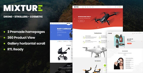 Mixture | Tema de Shopify para un solo producto