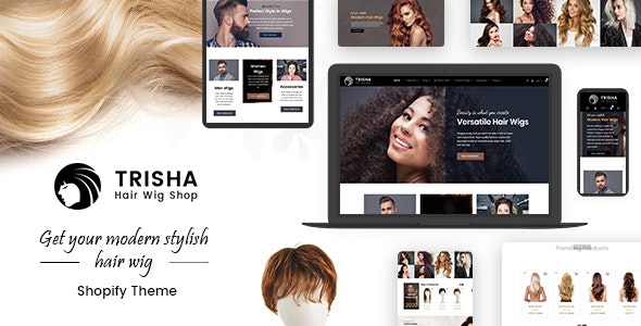 Trisha | Tema de Shopify para un mercado de extensiones de cabello y pelucas