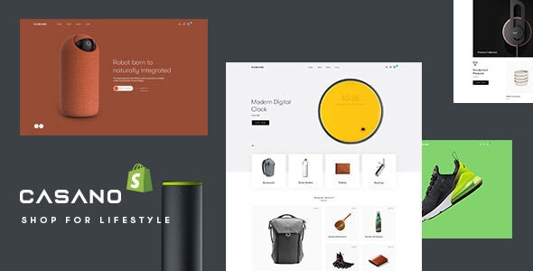Casano - Fashion &amp; Accessories Shopify Theme
