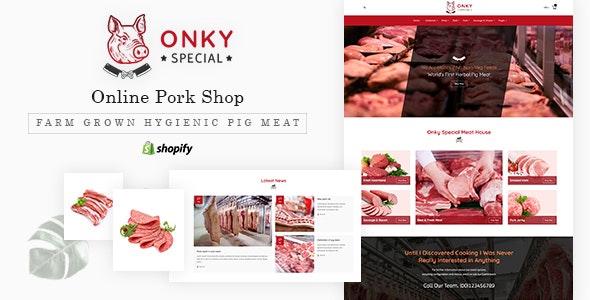 Onky | Tema de Shopify para carnicería, pollería y carnicería