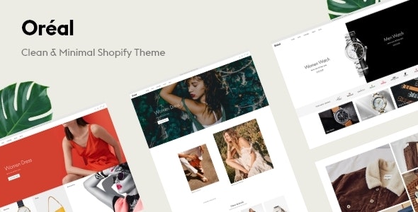 Oreal - Tema minimalista y responsivo para Shopify