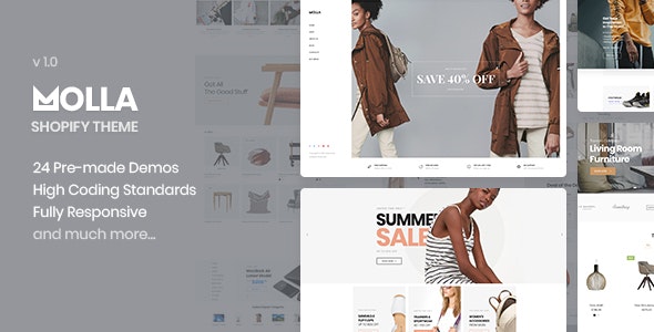 Molla - Multipurpose Responsive Shopify Theme