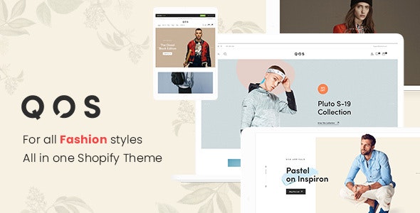 QOS - Tema de Shopify para comercio electrónico de moda minimalista