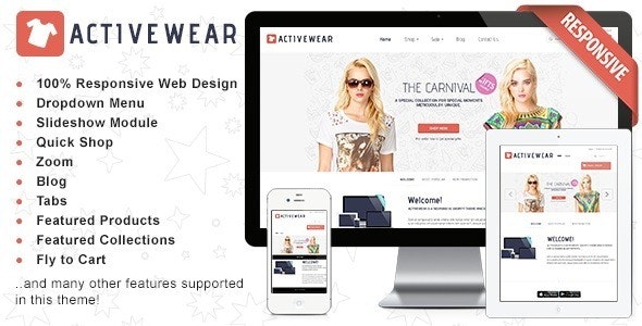 Tema adaptable de Shopify - ActiveWear
