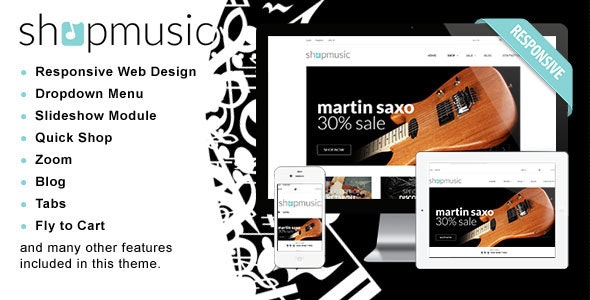 Tema adaptable de Shopify - ShopMusic