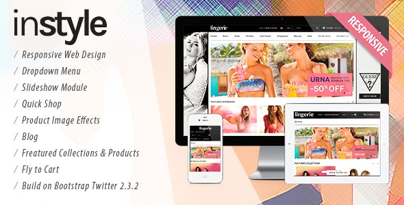 Lingerie Store Responsive Shopify Theme - Instyle