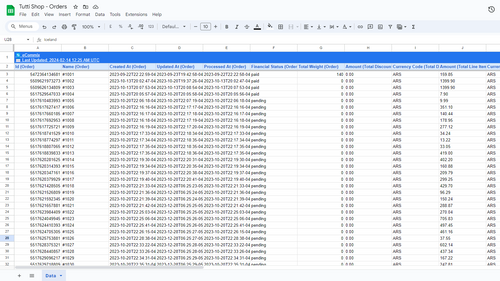 eCommix ‑ Google Sheets Sync