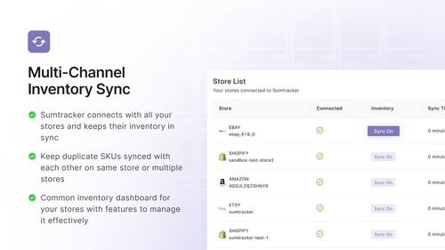 Sumtracker Inventory & Bundles