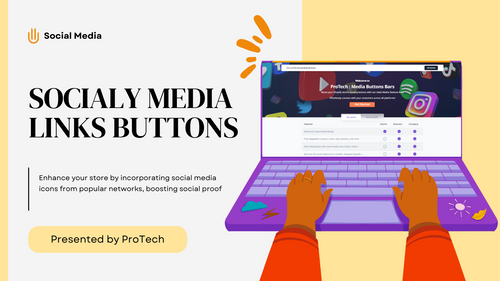 Socialy Media links Buttons