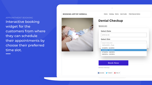 Booking App by Webkul