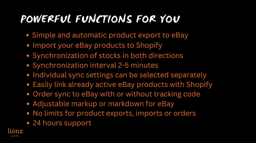 eBay Sync LionzApps