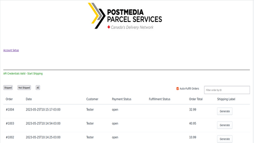 Postmedia Parcel Services