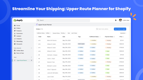 Upper Route Planner