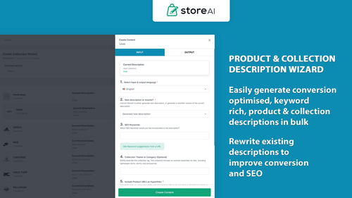 Store SEO Optimizer ‑ StoreAI