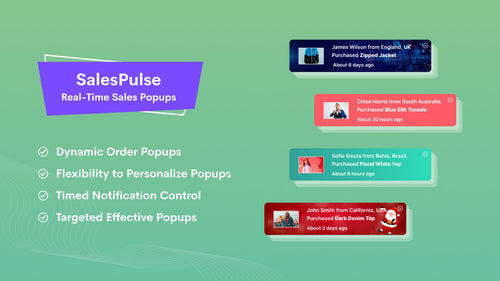 SalesPulse ‑ Sales Pop Up