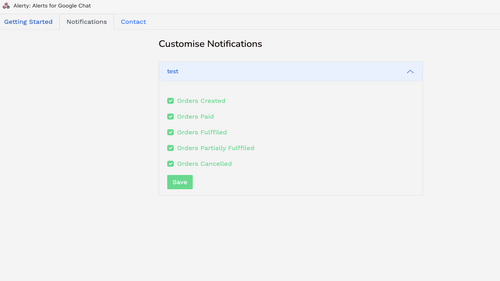 Alerty: Alerts for Google Chat