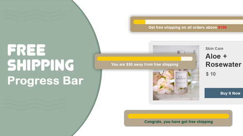 BeUniq ‑ Free Shipping Bar