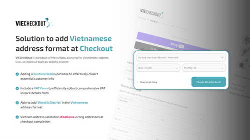 Viecheckout: Vietnam Address