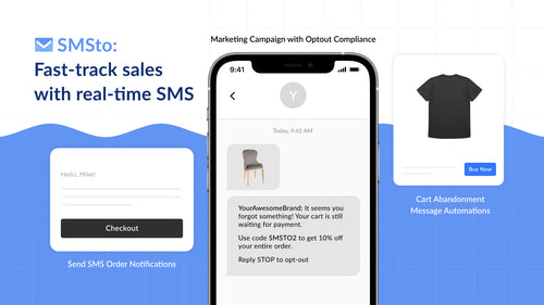 SMSto: SMS & Abandoned Carts