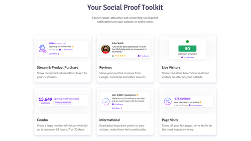 ProveSource Social Proof