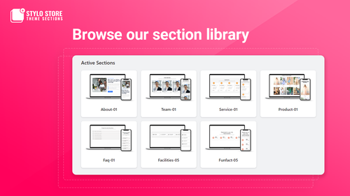 Stylo Store: Theme Sections