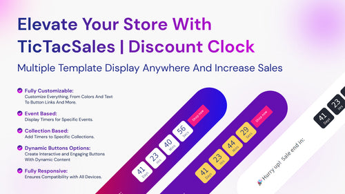 TicTacSales | Discount Clock