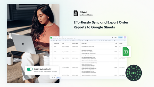 OSync: Export Orders to Sheet